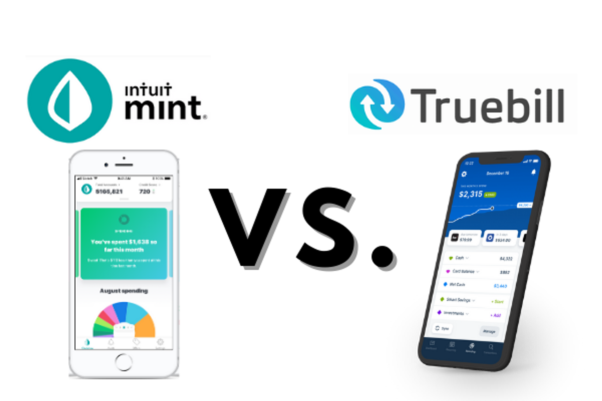 truebill vs mint financial assistant