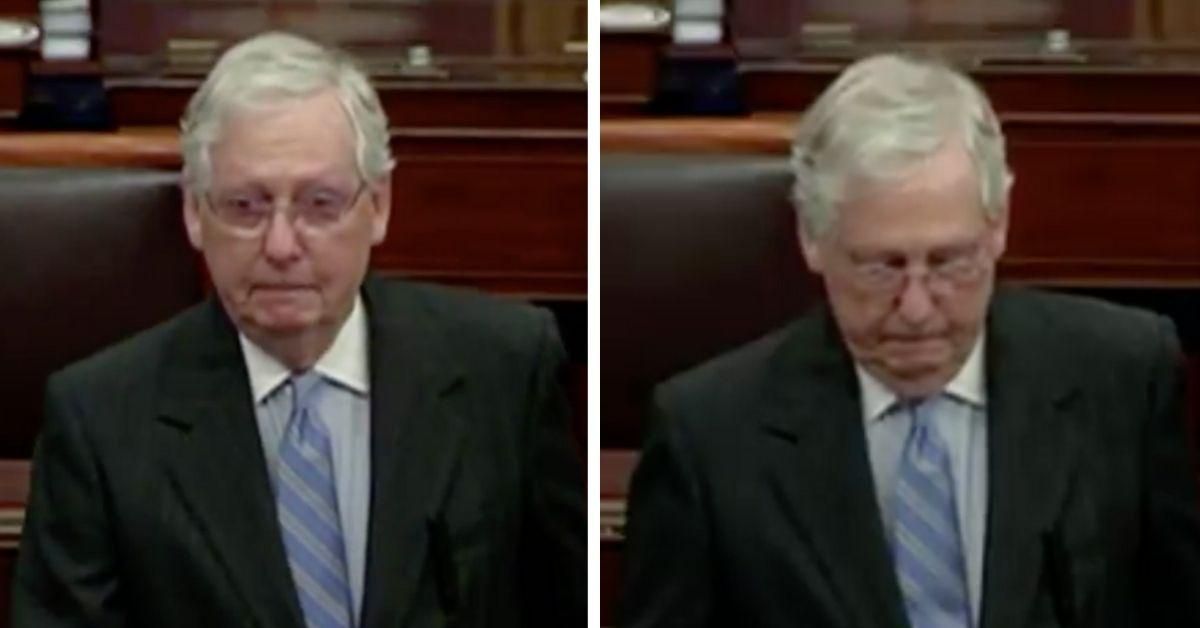 Mitch McConnell Gets No Sympathy From Twitter After Getting Choked Up Over Retiring Senator