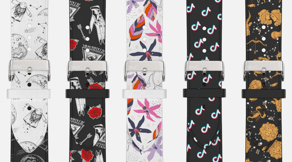 WsC Print Collection straps for Apple Watch