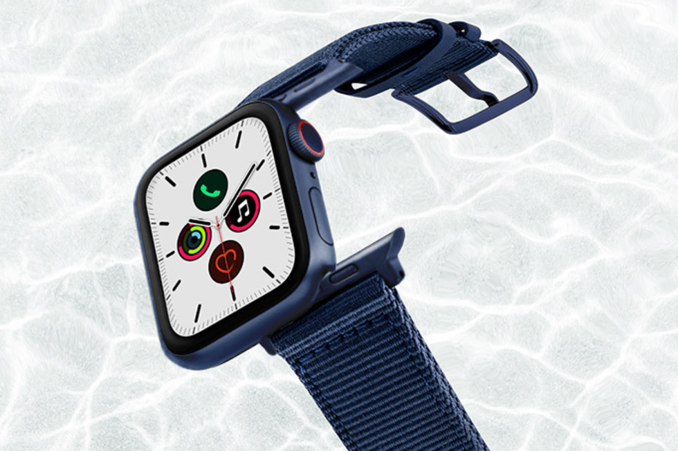 Meridio Blue Marine strap for Apple Watch