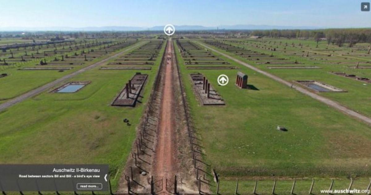 Panoramic 'tour' of Auschwitz helps us see the massiveness of the largest Nazi death camp
