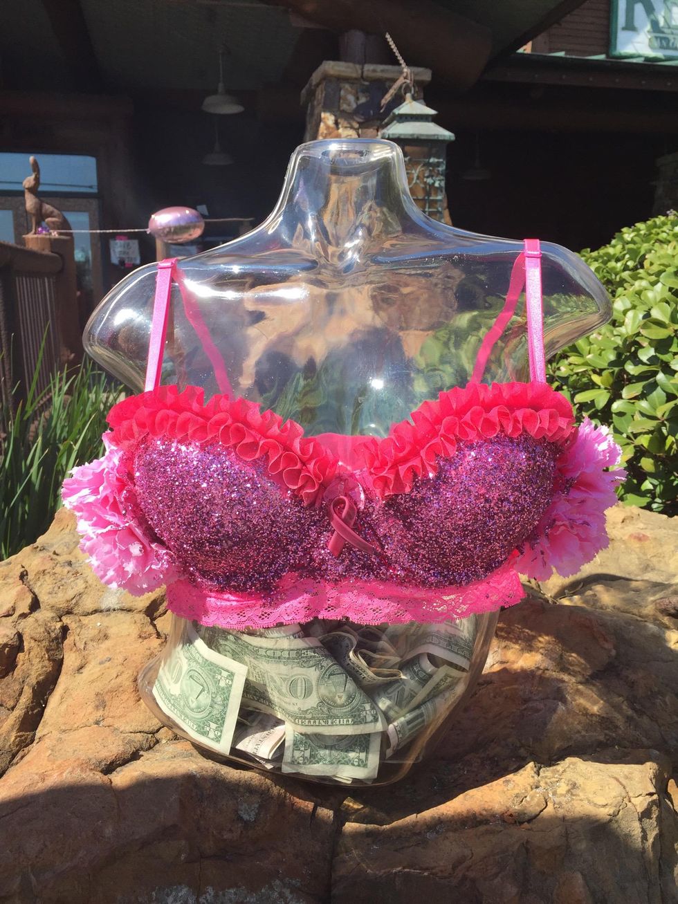 How to create a decorative breast cancer fundraising bra B+C Guides