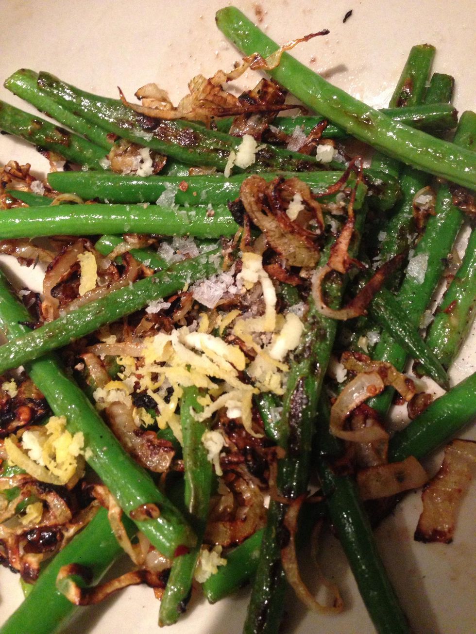 How to cook crispy green beans with garlic, lemon & chili B+C Guides