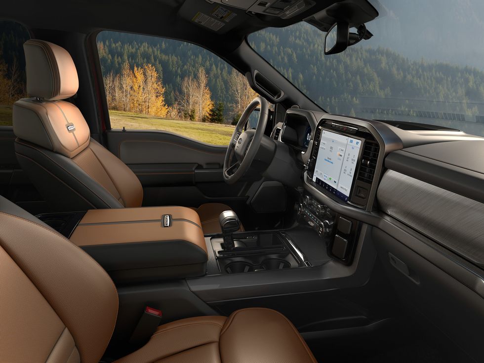 2021 Ford F-150 interior features