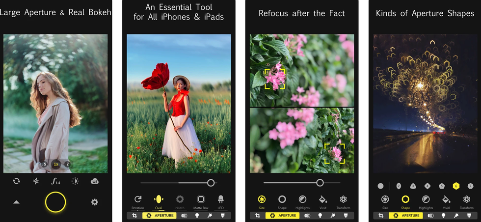 Focos photograph app for iPhone