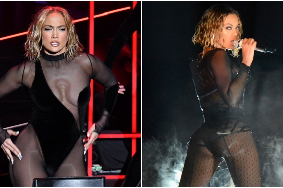 Jennifer Lopez Accused Of Ripping Off Beyonce With Amas Performance Paper