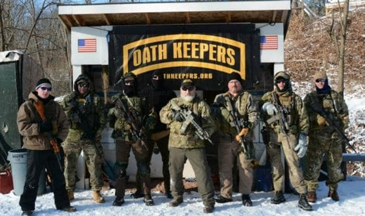 Ex-Oath Keeper terrified FBI is tailing him after calling for protesters to invade DC 'armed in large groups'