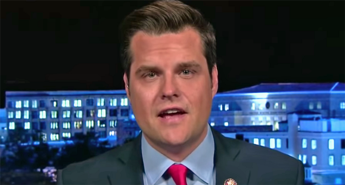 'Confused' Matt Gaetz gets brutally mocked for 'asinine' claim about Trump impeachment