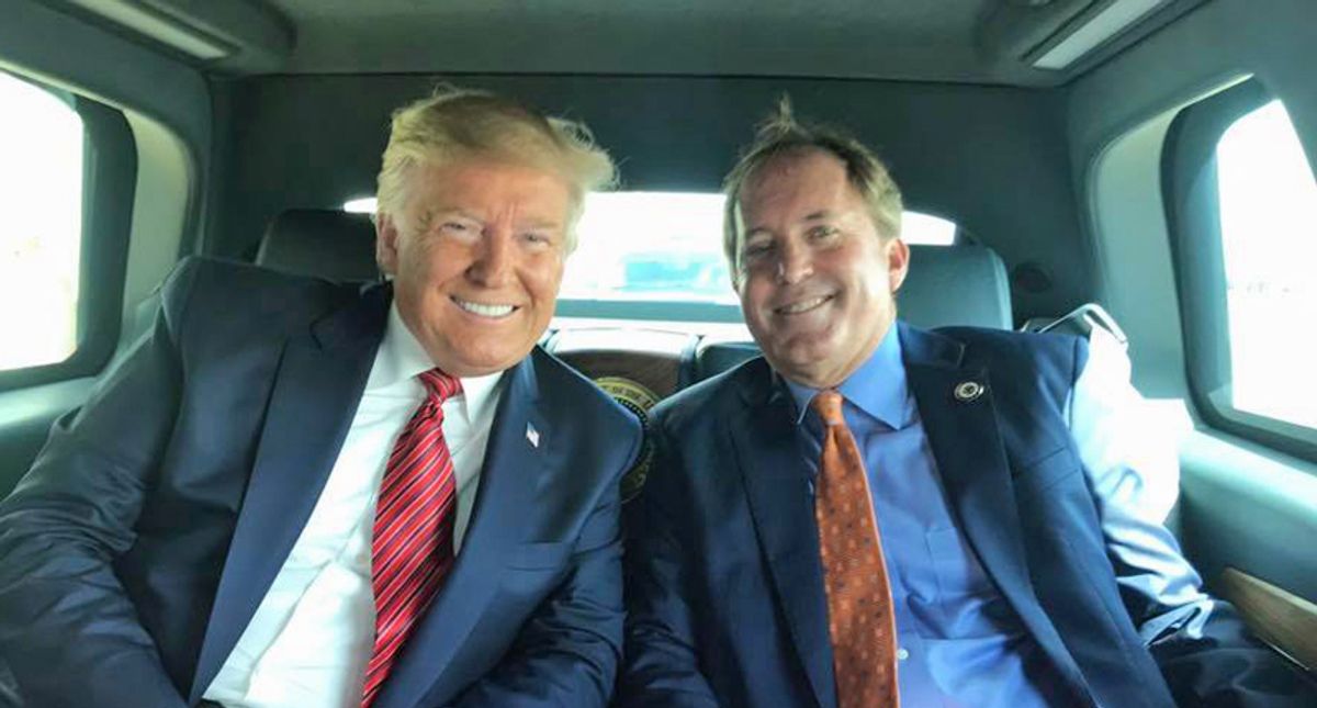 Texas' Ken Paxton is only state attorney general in the US who didn’t sign letters condemning Capitol insurrection