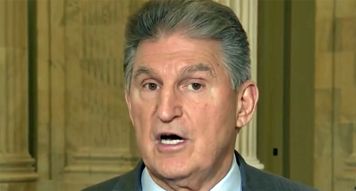 Joe Manchin condemned for refusal to back $2,000 survival checks after Democrats win the Senate