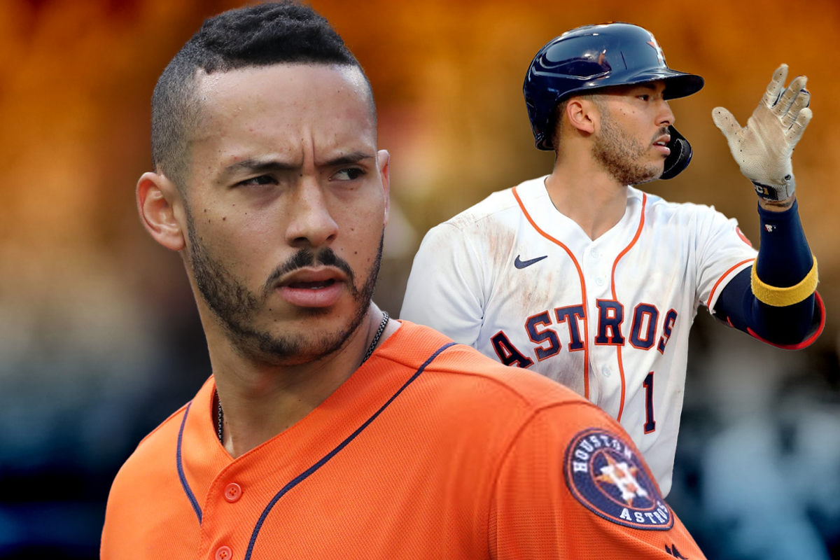 Astros Carlos Correa no button