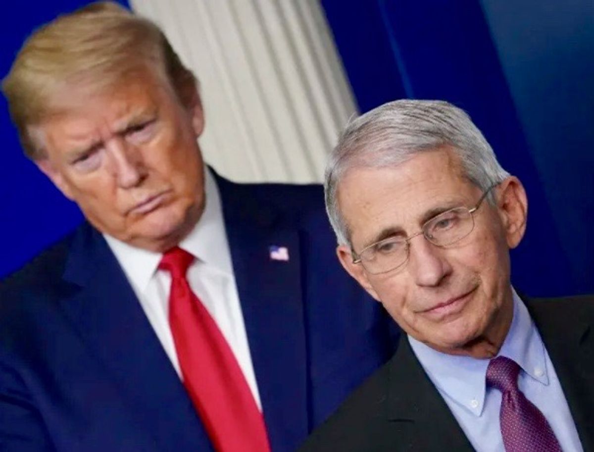 Trump team was shocked Dr. Fauci would 'dare to contradict the president': report