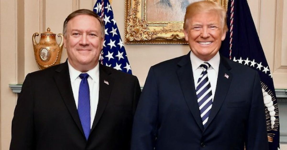 Confusion erupts after State Department webpage claims Trump's tenure ends tonight