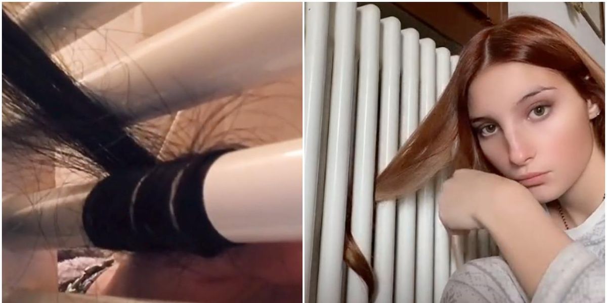 TikTokers Are Curling Hair With Their Radiators