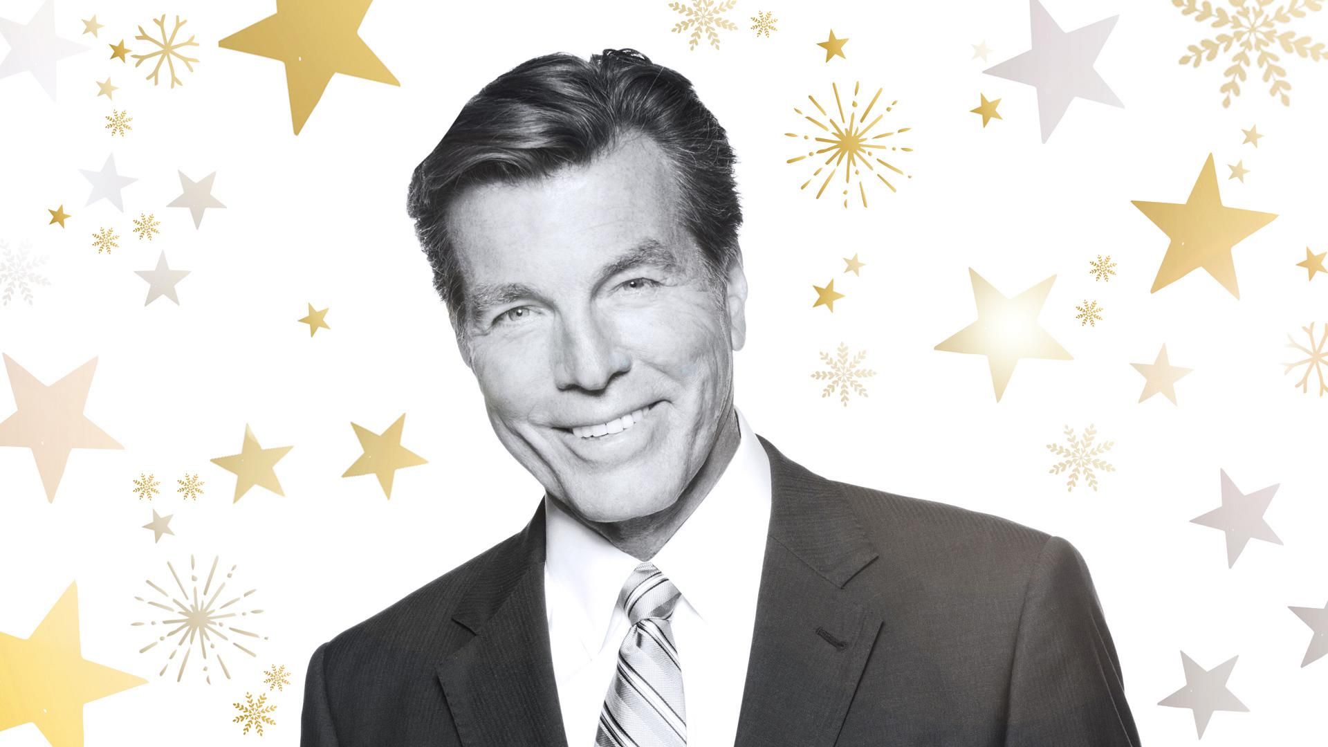 Peter Bergman poses for a holiday image.