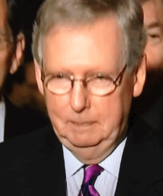 That's Right, MAGA Idiots, Time To Eat Mitch McConnell's Face!