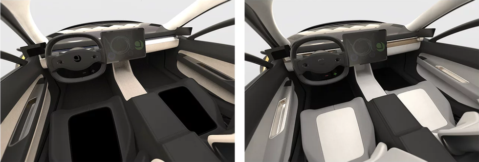 Aptera Paradigm interior