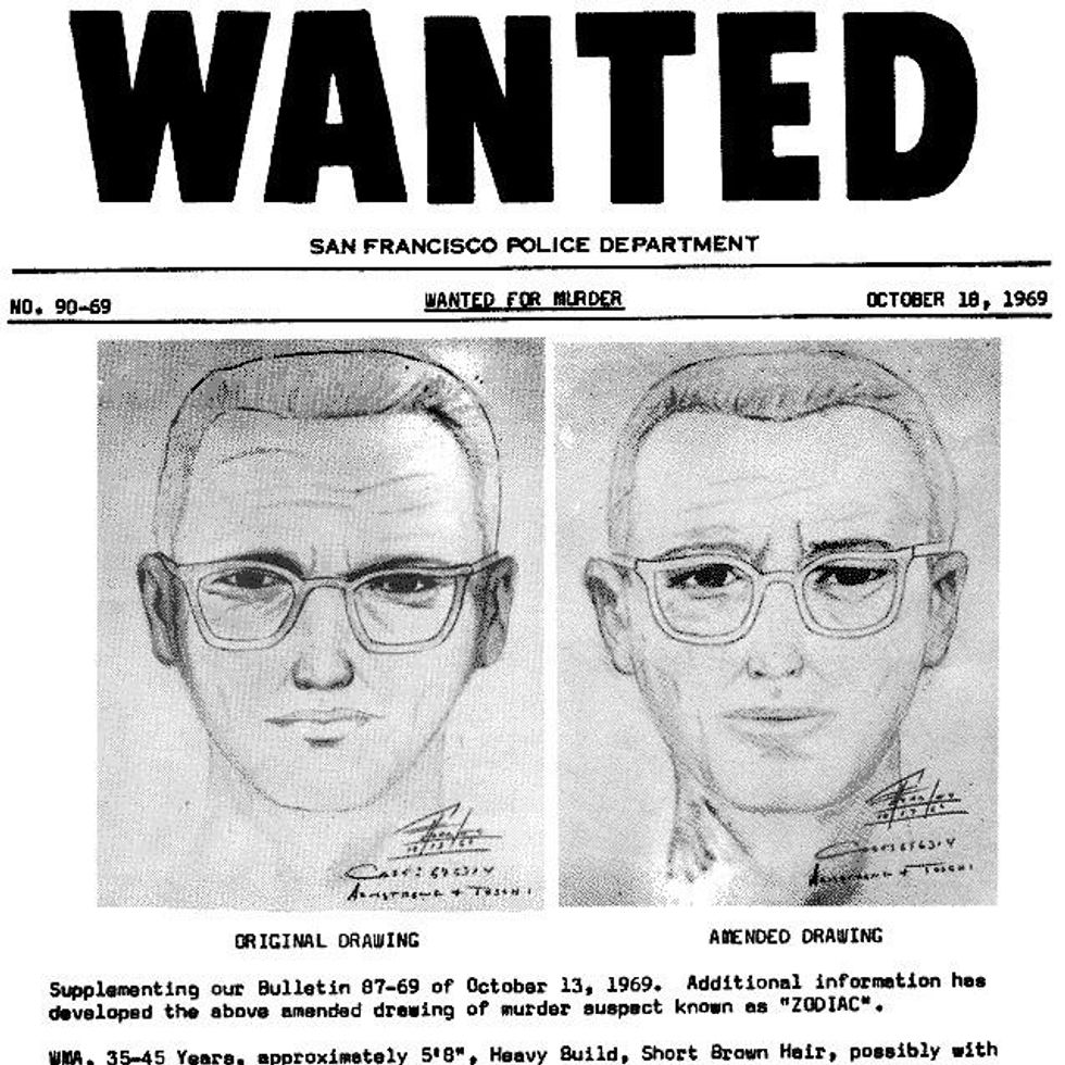 Zodiac Killer composite sketch