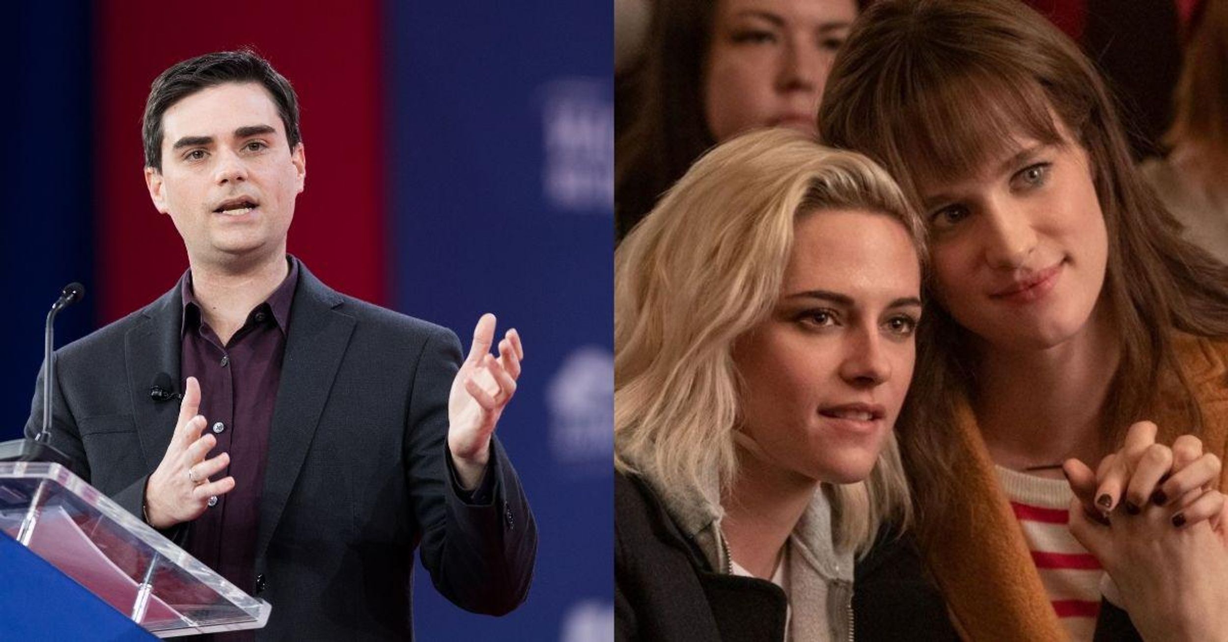 Ben Shapiro Whines Kristen Stewart's New Lesbian Holiday Movie Goes Against 'Religious Sensibilities'