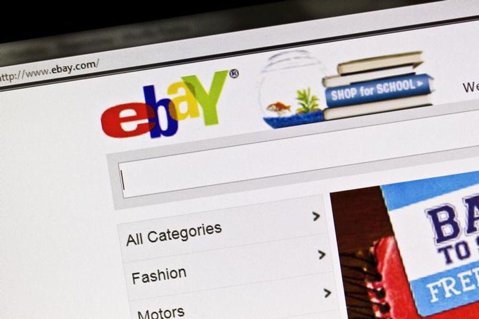 The eBay web site