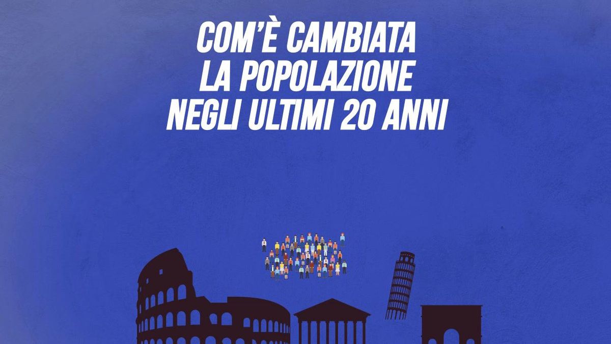 Com'è cambiata la popolazione negli ultimi 20 anni