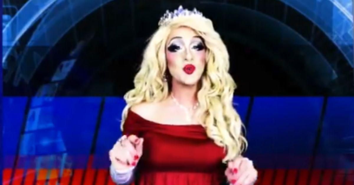 Pro-Trump Drag Queen's Speech Met With Chants Of 'Shame' From Angry Crowd At MAGA March