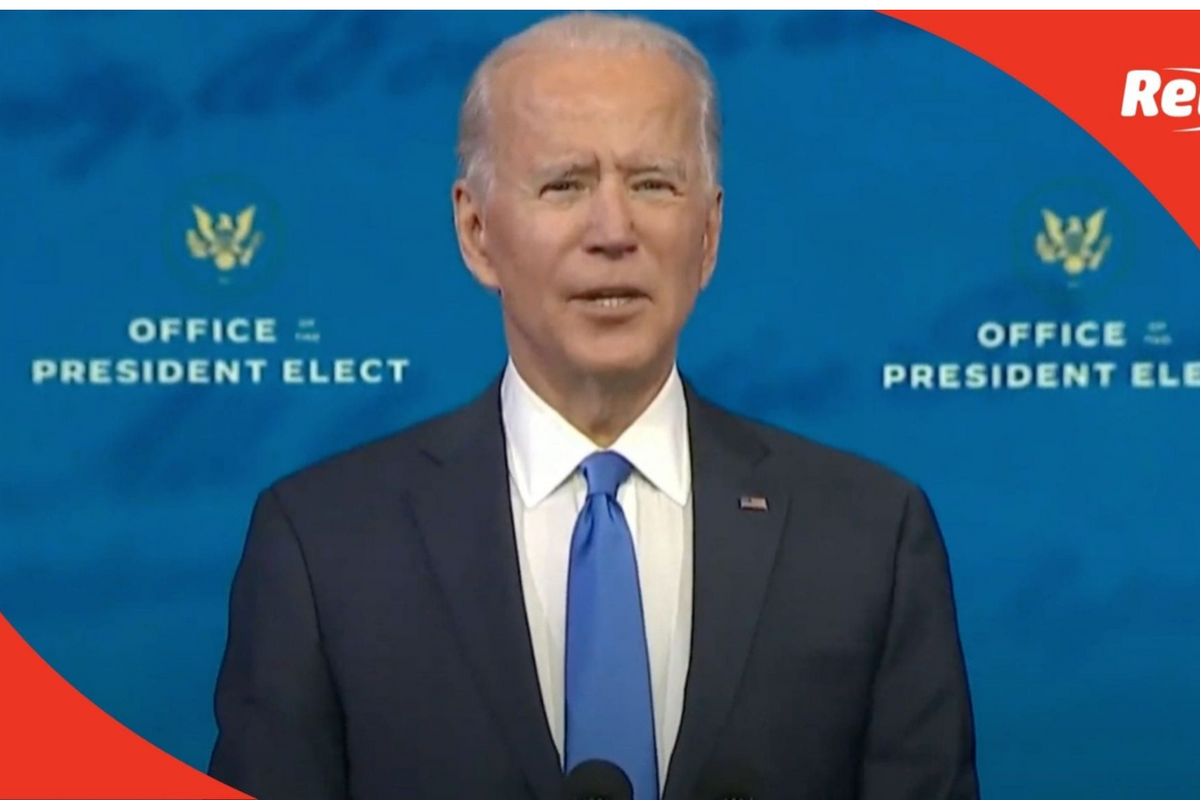 Biden Beats Up On Deposed Trump In Second Victory Speech Behind Gym