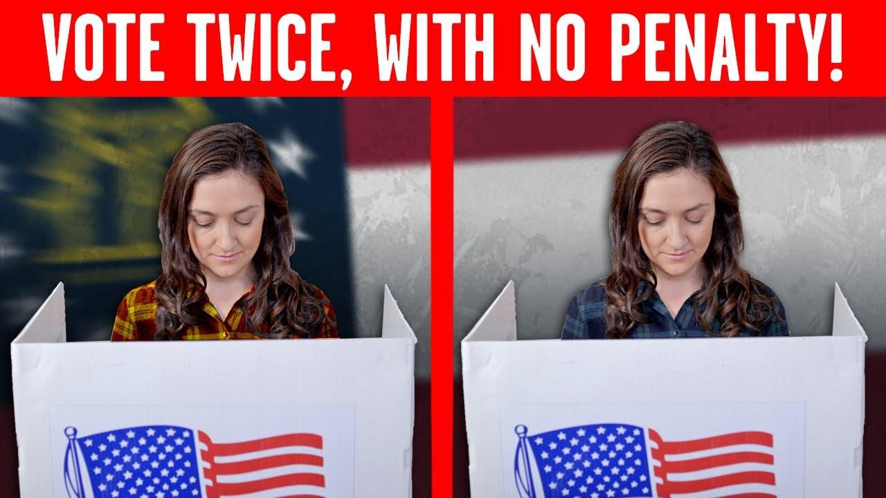 Voters who cast TWO BALLOTS in Georgia elections may face NO penalty