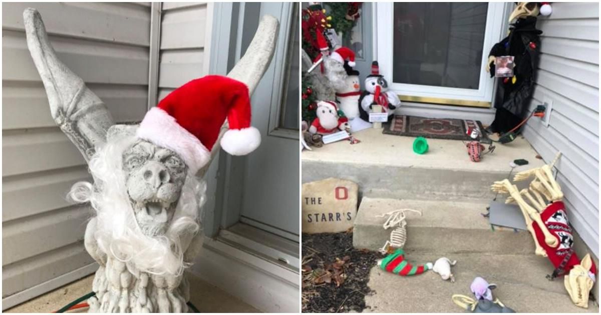 A Christmas Gargoyle sparks an epic decoration war between neighbors. picture