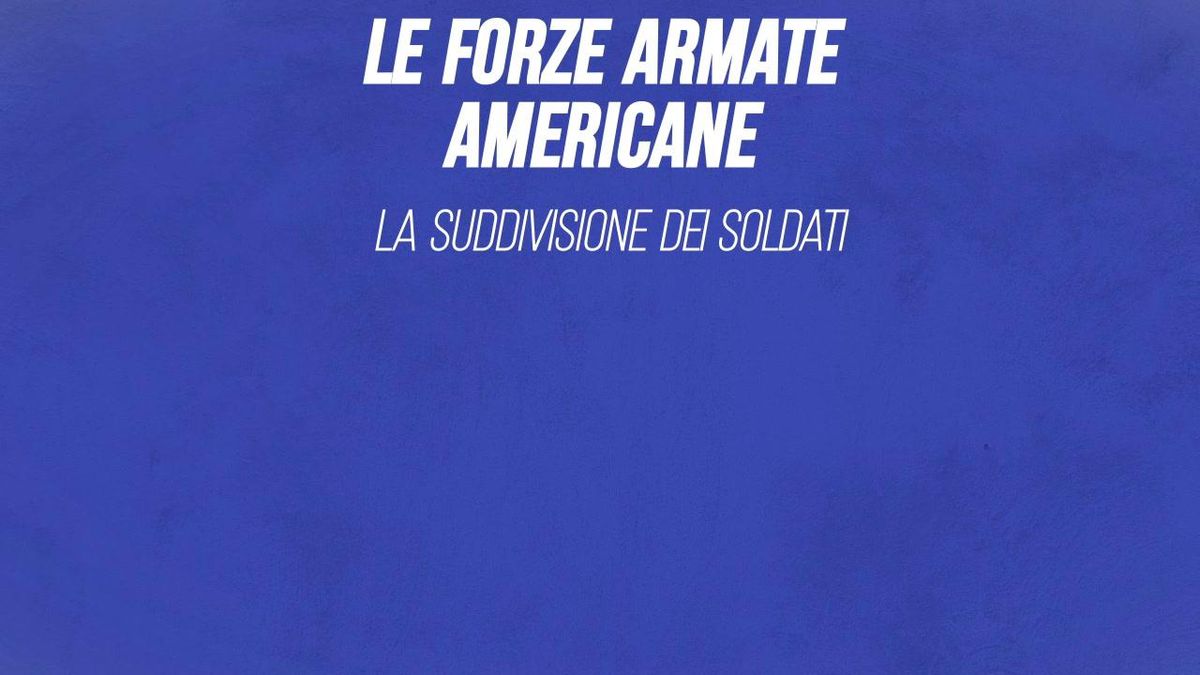 I numeri delle forze armate americane
