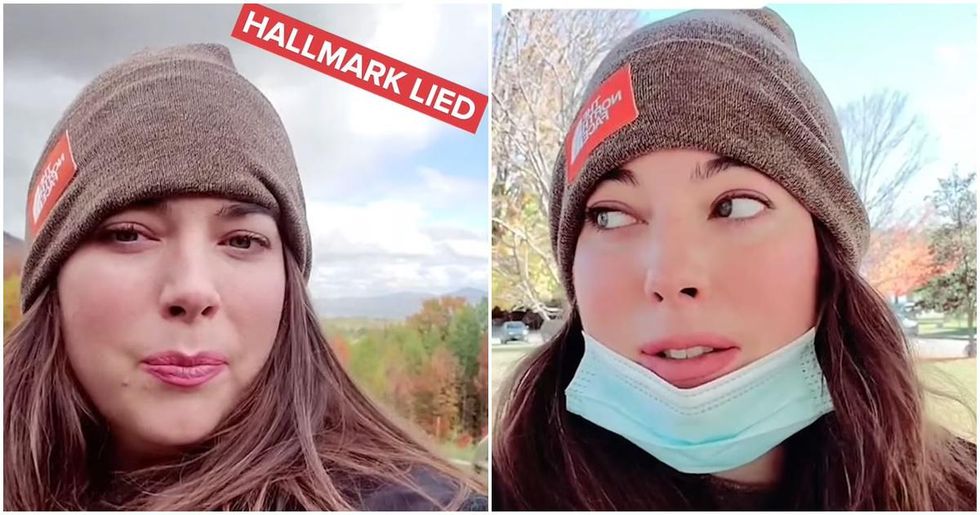 Woman tries to find love like everyone does in Hallmark Christmas movies and fails miserably