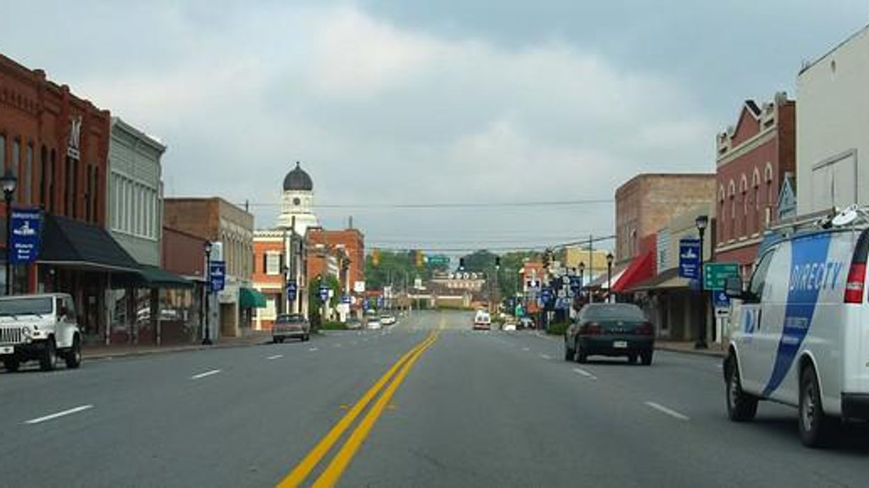 Hawkinsville in Pulaski County, Georgia