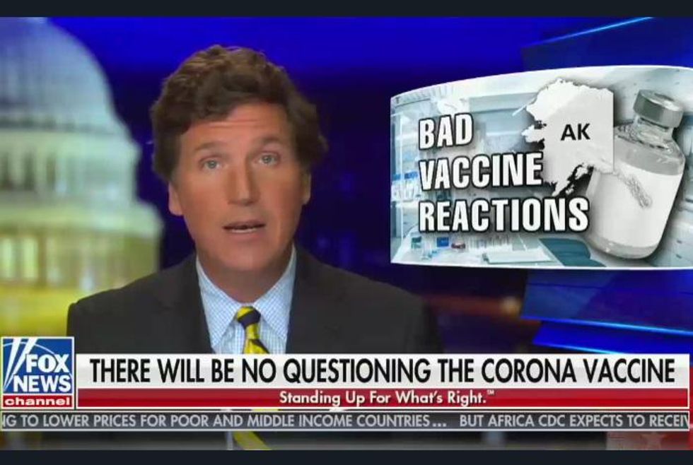 Tucker Carlson Wants To Know Why THEY Are So Insistent On Giving You Corona VACCINES