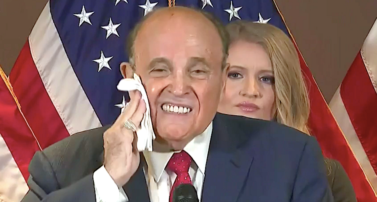'You belong in jail!' Rudy Giuliani blasted with fury after blaming Capitol takeover on Antifa