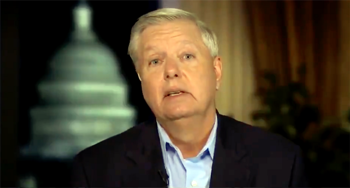 'He's irrelevant': MSNBC panel laughs at 'minority member' Lindsey Graham's whine about Trump impeachment