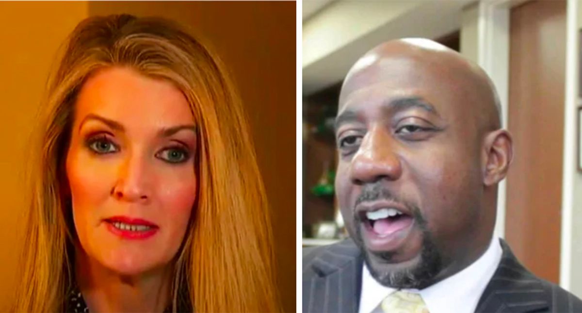 Kelly Loeffler's new Facebook ad darkens skin of Raphael Warnock -- her Black opponent