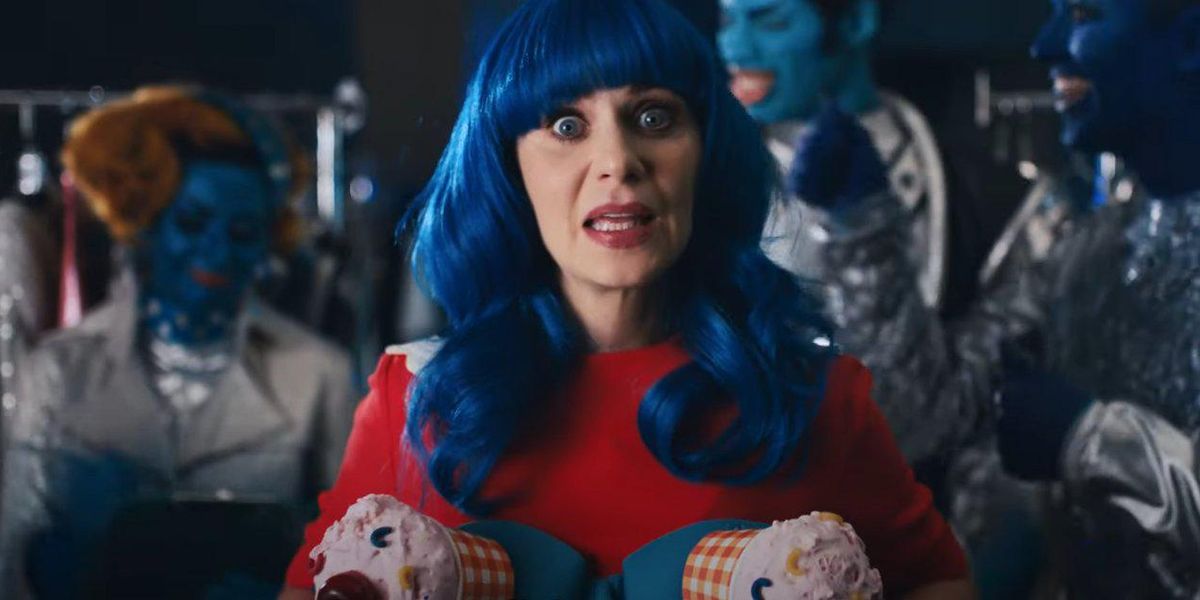 Zooey Deschanel Is Katy Perry In End Of The World Video Paper