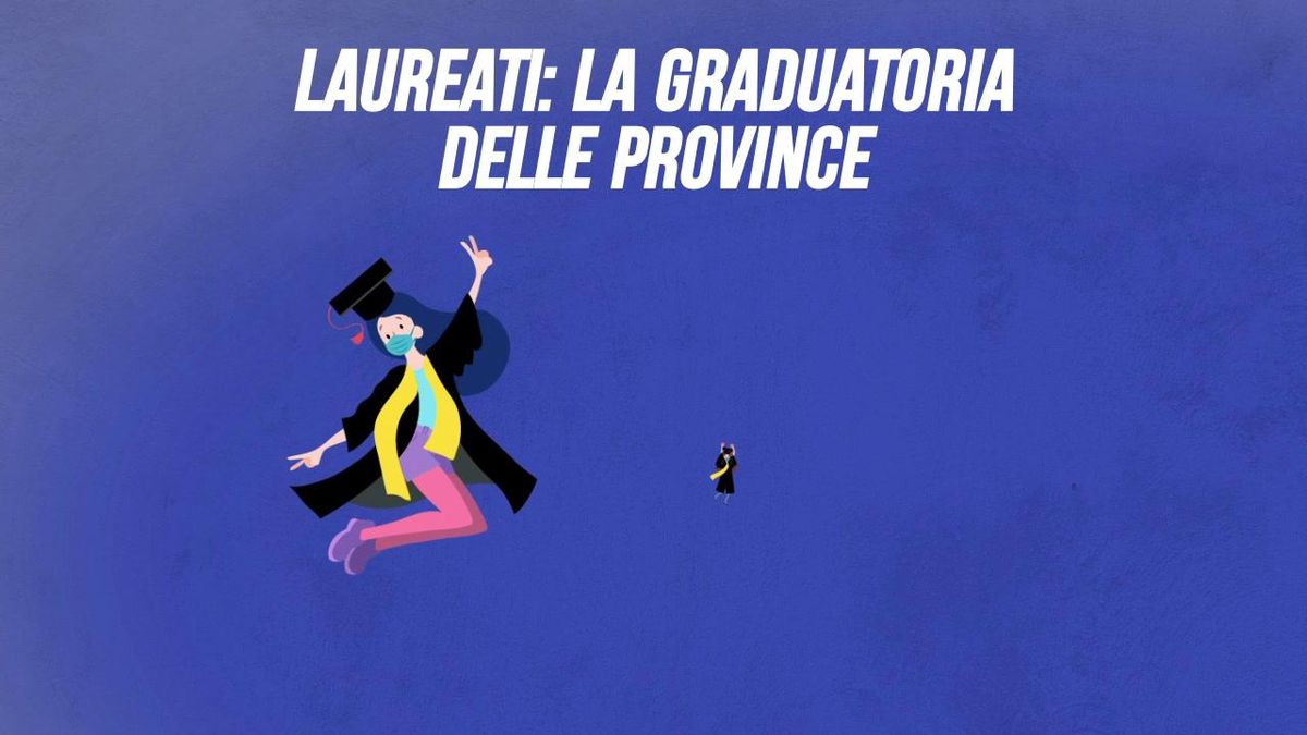 La classifica dei laureati provincia per provincia
