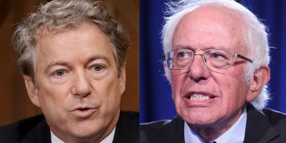 Bernie Perfectly Shames Rand Paul After His Sarcastic Speech Asking 'Why Not 00?' Payments