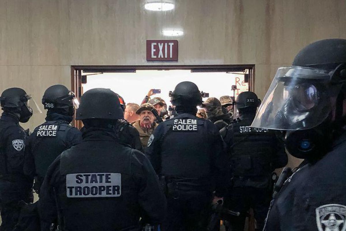 Suspicious Lack Of National Guard As 'Patriots' Storm Oregon Lege For Some Dumb F*cking Reason