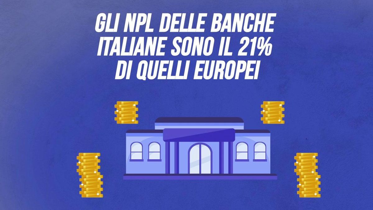 I crediti deteriorati delle banche italiane sono il 21% di quelli europei