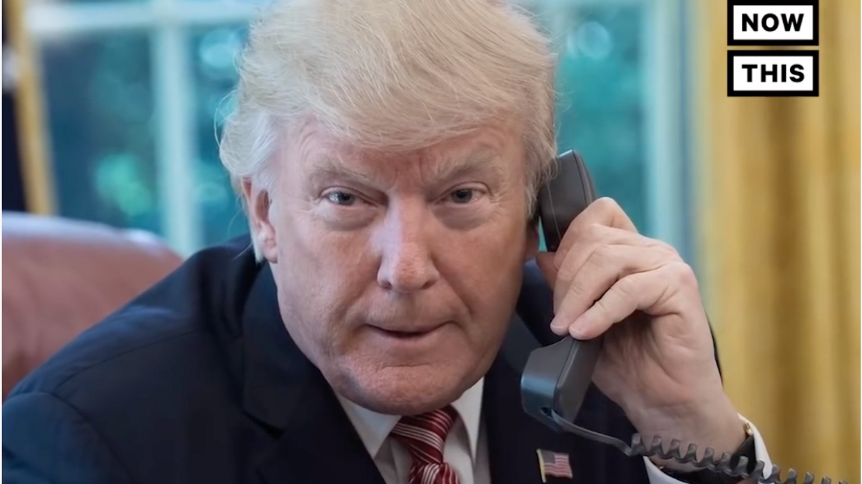 President Trump On Phone