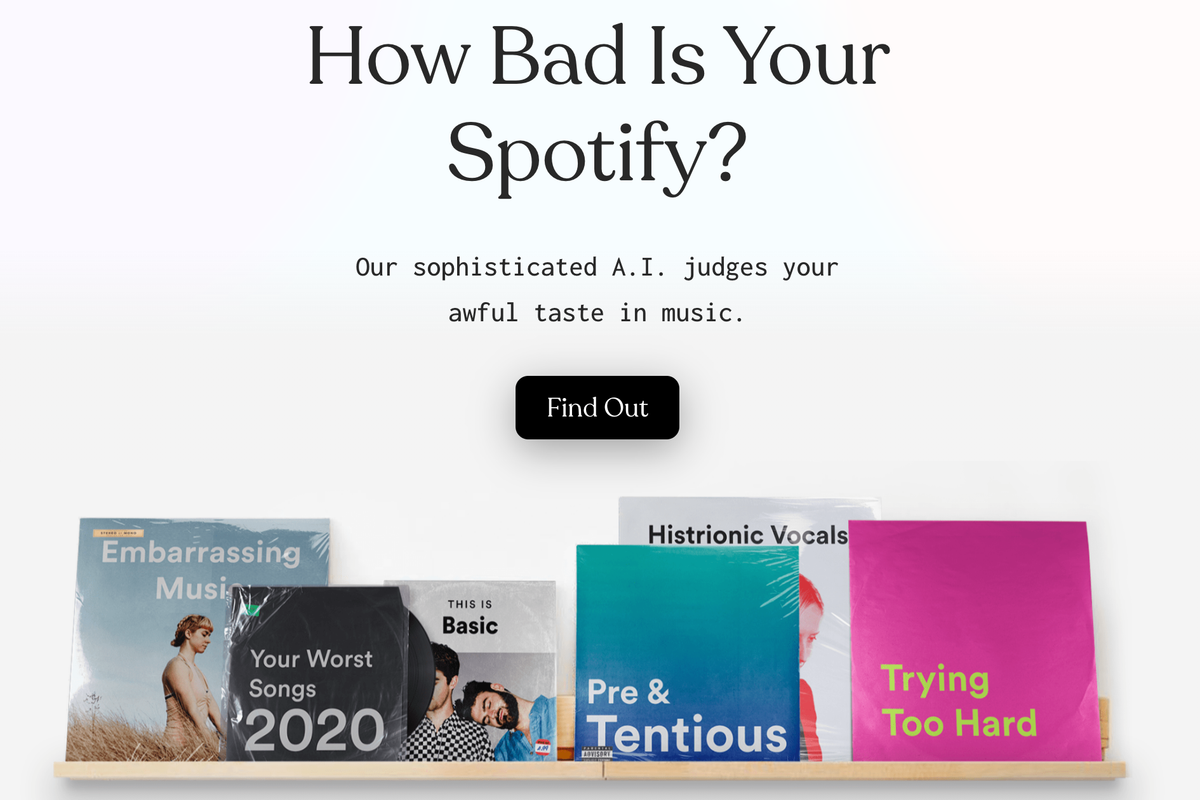 The Pudding's AI Bot Is Roasting Spotify Libraries - PAPER