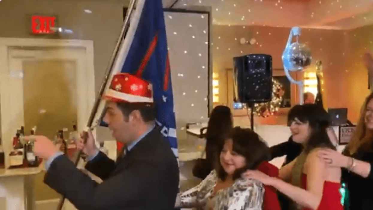 COVID conga line