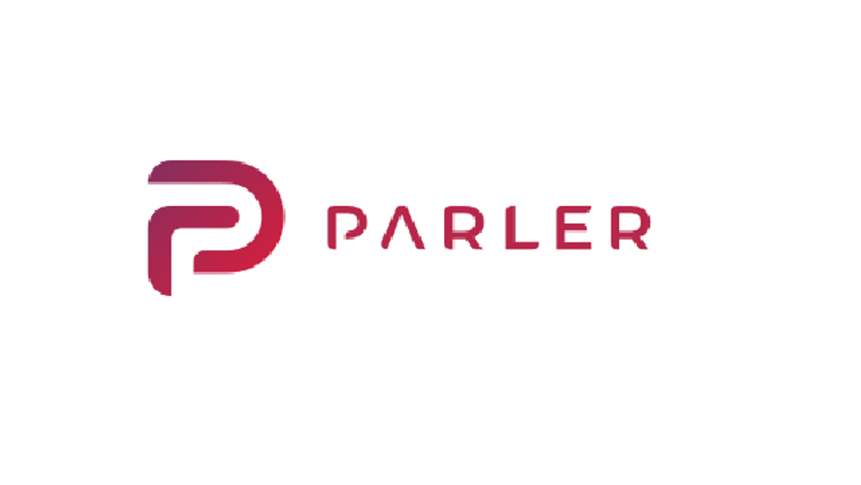 Parler logo.