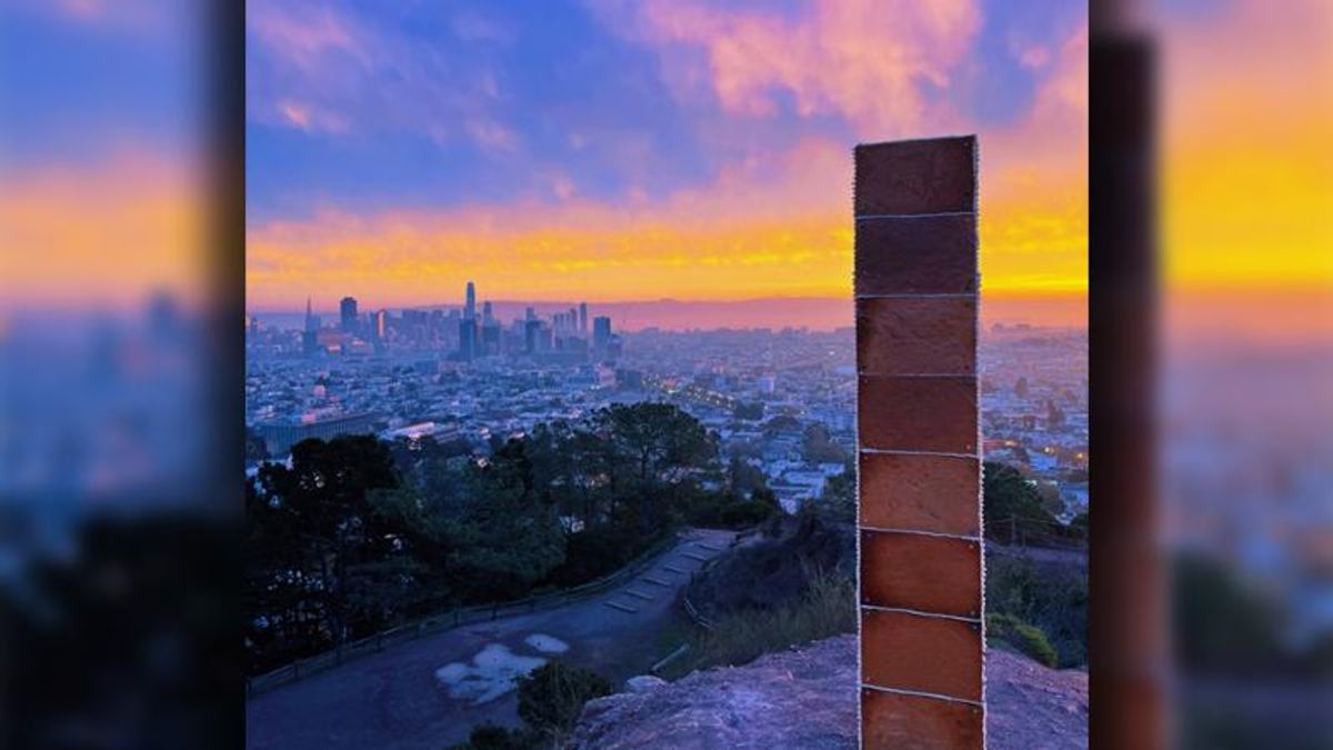 Gingerbread monolith appears in San Francisco