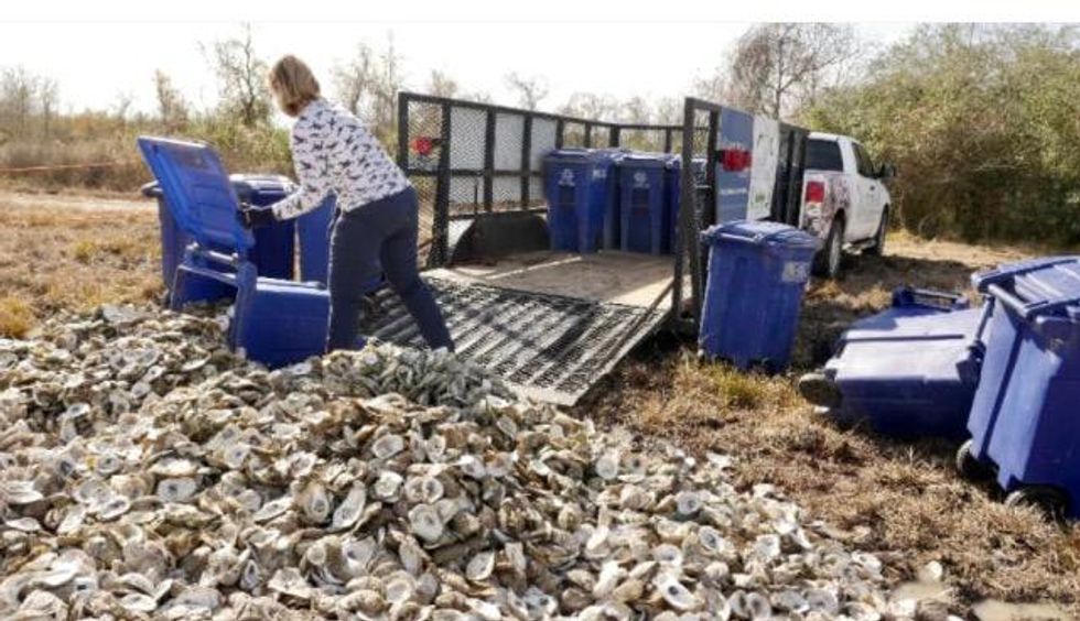 Oyster shells given new life as reefs off Texas coast