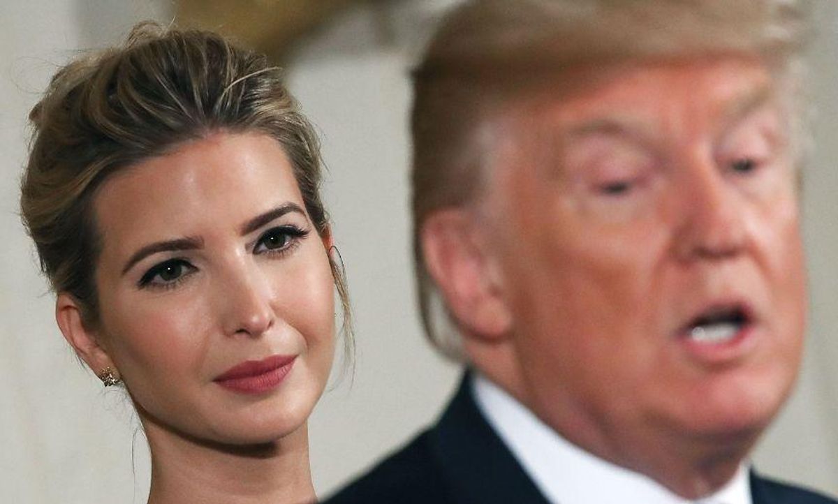 Ivanka Roasted for Randomly Posting a Suggestive Photo of Trump at Mt. Rushmore From His Visit This Past Summer