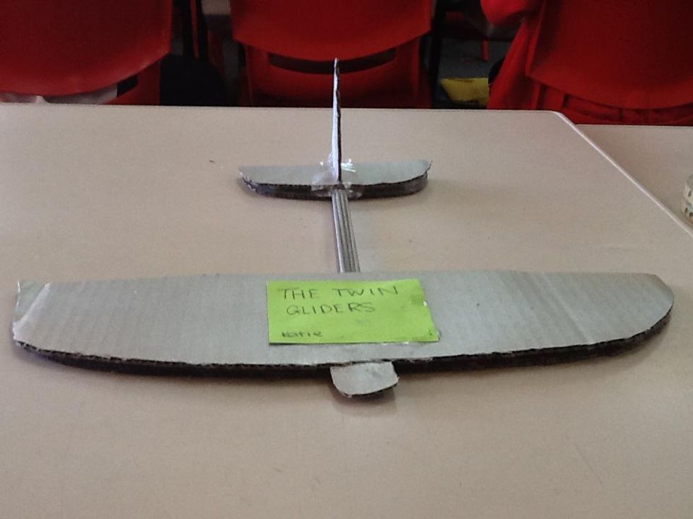 How to construct a cardboard glider B+C Guides