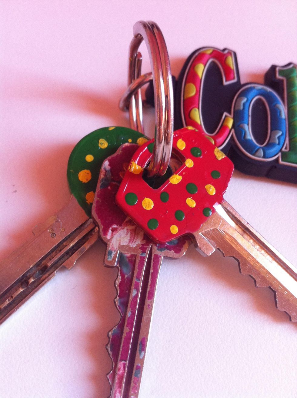 How to decorate keys 🔑💚 B+C Guides